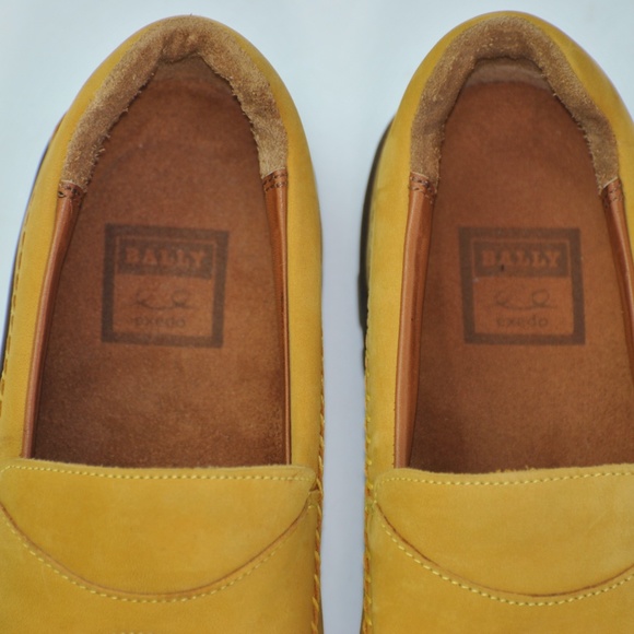 Bally Women's Moccasins in Vibrant Yellow - Picture 4 of 13